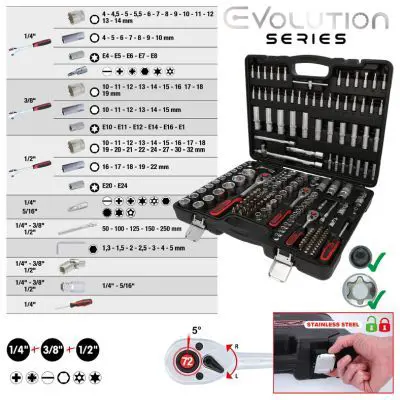 Muciņatslēgu komplekts KS TOOLS 9170779