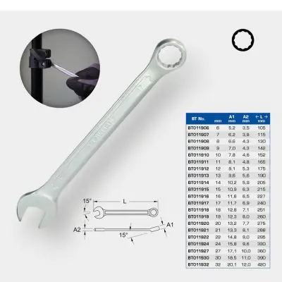 Ring-/Open End Spanner KS TOOLS BT011915