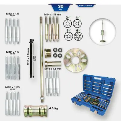 Mounting Tool Set, wheel hub/wheel bearing