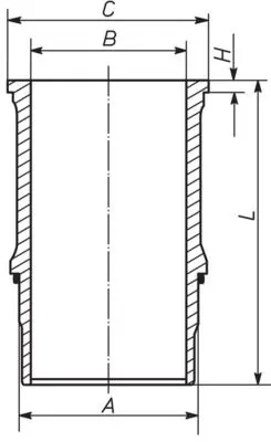 Cilindra čaula MAHLE 227WN6501