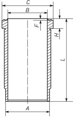 Cilindra čaula MAHLE 227WN6701