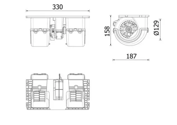 Salona ventilators MAHLE AB350000P