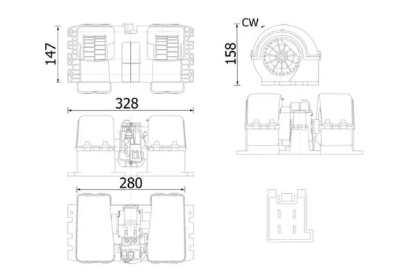 Salona ventilators MAHLE AB38000S