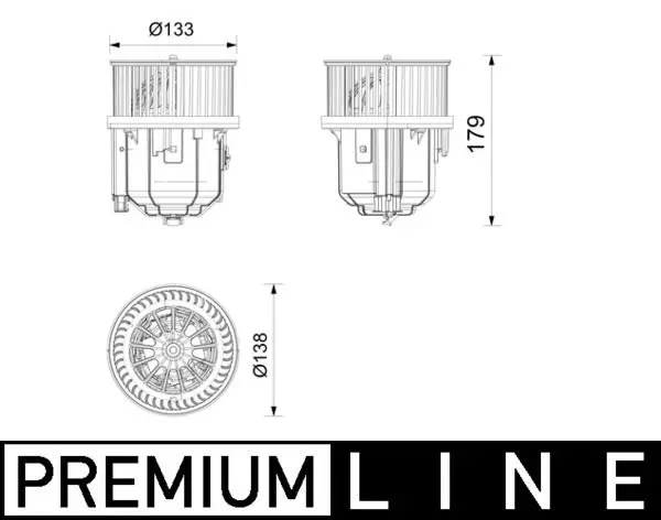 Salona ventilators MAHLE AB429000P