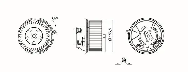 Salona ventilators MAHLE AB487000S