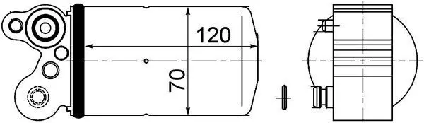 Sausinātājs, Kondicionieris MAHLE AD101000S