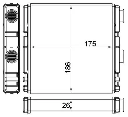 Siltummainis, Salona apsilde MAHLE AH262000S