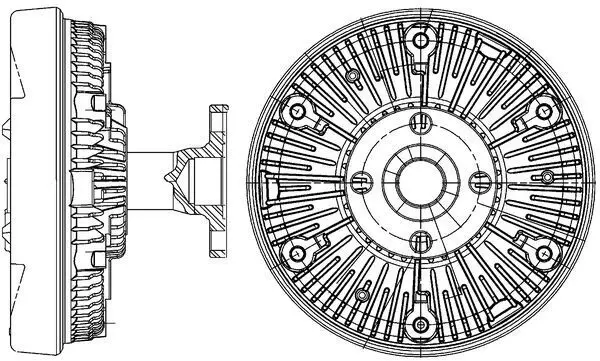 Sajūgs, Radiatora ventilators MAHLE CFC235000P