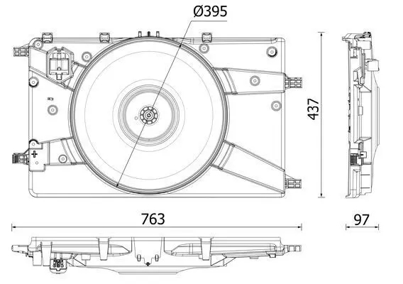 Ventilators, Motora dzesēšanas sistēma MAHLE CFF546000P