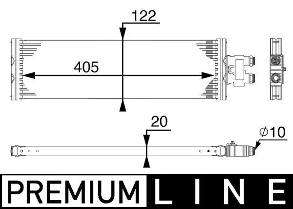 Eļļas radiators, Automātiskā pārnesumkārba MAHLE CLC64000P