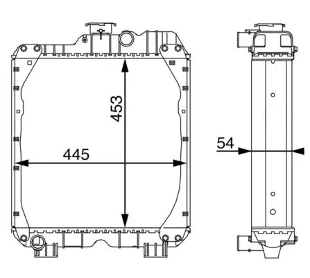 Radiators, Motora dzesēšanas sistēma MAHLE CR101000S