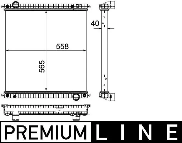Radiators, Motora dzesēšanas sistēma MAHLE CR1046000P