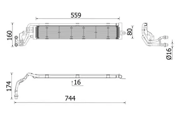 Radiators, Motora dzesēšanas sistēma MAHLE CR2697000P