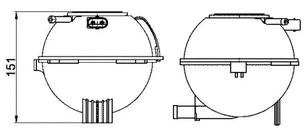Kompensācijas tvertne, Dzesēšanas šķidrums MAHLE CRT22000S