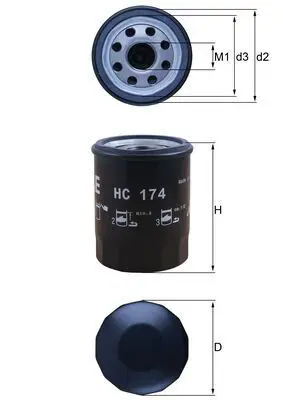 Hidrofiltrs, Automātiskā pārnesumkārba MAHLE HC174