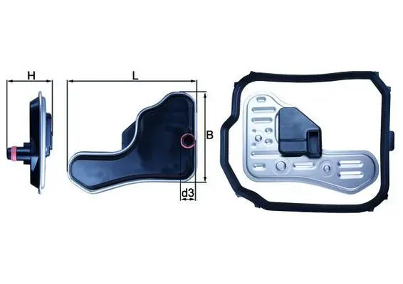 Hidrofiltrs, Automātiskā pārnesumkārba MAHLE HX148D