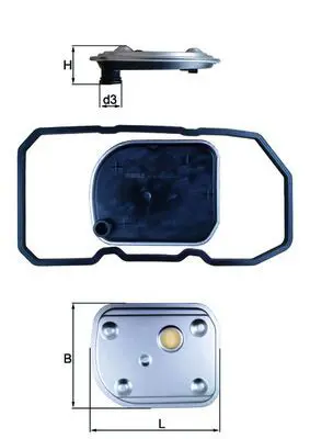 Hidrofiltrs, Automātiskā pārnesumkārba MAHLE HX158D