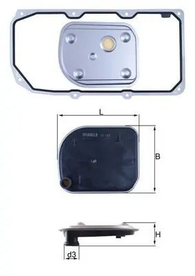 Hidrofiltrs, Automātiskā pārnesumkārba MAHLE HX158D1