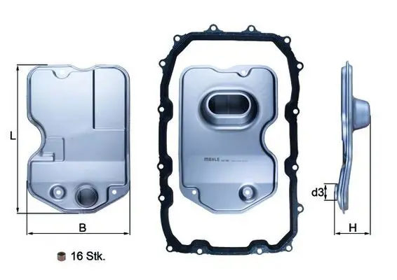 Hidrofiltrs, Automātiskā pārnesumkārba MAHLE HX160KIT