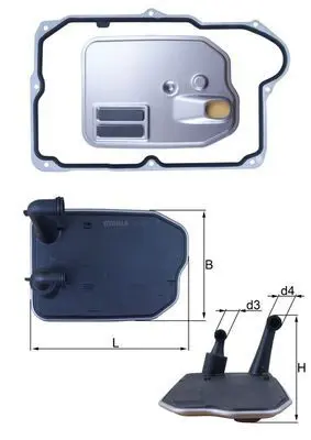 Hidrofiltrs, Automātiskā pārnesumkārba MAHLE HX161D