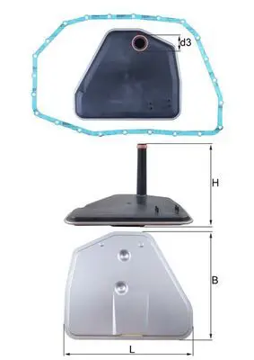 Hidrofiltrs, Automātiskā pārnesumkārba MAHLE HX164D