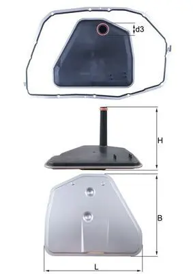 Hidrofiltrs, Automātiskā pārnesumkārba MAHLE HX164D1