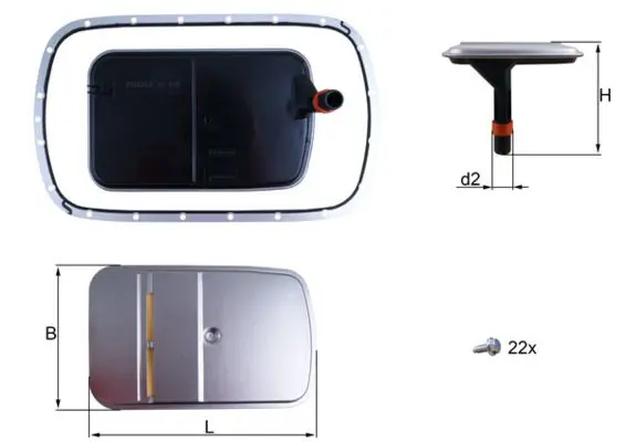 Hidrofiltrs, Automātiskā pārnesumkārba MAHLE HX165KIT