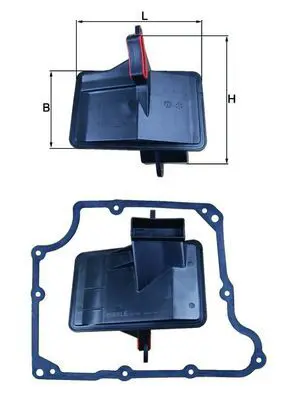 Hidrofiltrs, Automātiskā pārnesumkārba MAHLE HX166D