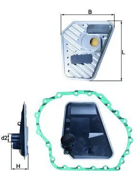 Hidrofiltrs, Automātiskā pārnesumkārba MAHLE HX168D