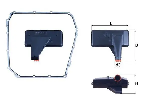 Hidrofiltrs, Automātiskā pārnesumkārba MAHLE HX185D
