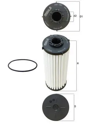Hidrofiltrs, Automātiskā pārnesumkārba MAHLE HX190D