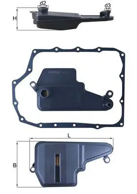 Hidrofiltrs, Automātiskā pārnesumkārba MAHLE HX193D