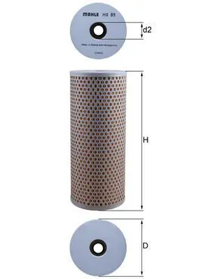 Filtrs, Hidropacēlāja sistēma MAHLE HX89