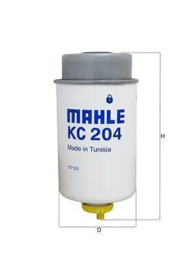 Degvielas filtrs MAHLE KC204