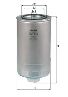 Degvielas filtrs MAHLE KC214