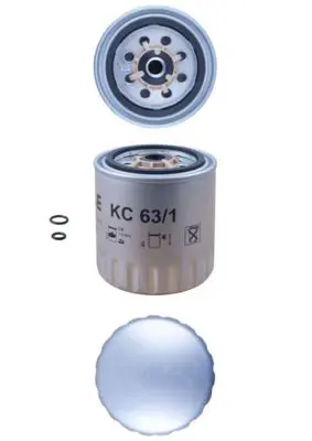 Degvielas filtrs MAHLE KC631D