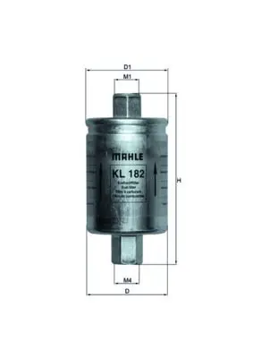 Degvielas filtrs MAHLE KL182