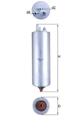 Fuel Filter MAHLE KL22912