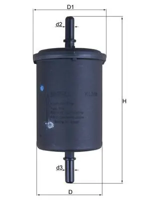 Degvielas filtrs MAHLE KL248