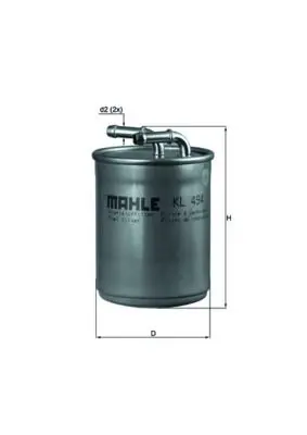 Degvielas filtrs MAHLE KL494