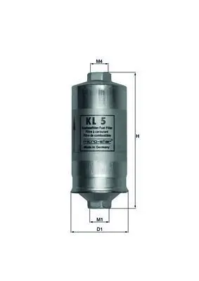 Degvielas filtrs MAHLE KL5