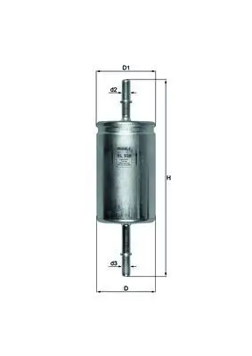 Degvielas filtrs MAHLE KL559