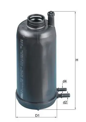 Degvielas filtrs MAHLE KL707D
