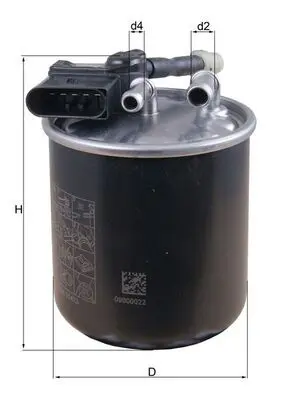 Degvielas filtrs MAHLE KL913