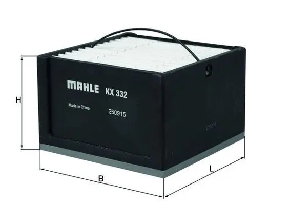 Degvielas filtrs MAHLE KX332