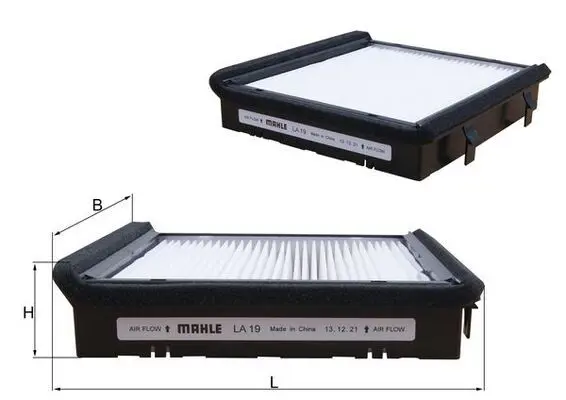 Filtrs, Salona telpas gaiss MAHLE LA19