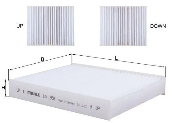 Filter, cabin air MAHLE LA1958