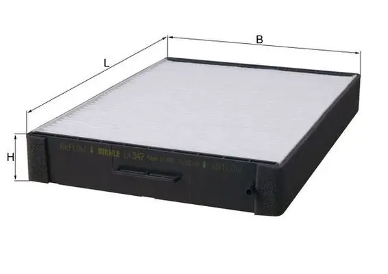 Filtrs, Salona telpas gaiss MAHLE LA347