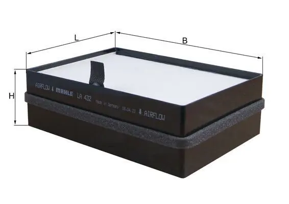 Filtrs, Salona telpas gaiss MAHLE LA432