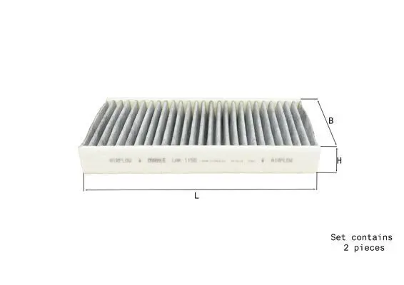 Filtrs, Salona telpas gaiss MAHLE LAK1156S